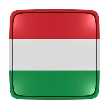 Hungary flag icon Stock Illustration