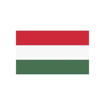Hungary flag icon vector Stock Illustration