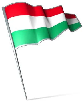 Hungary flag Stock Illustration