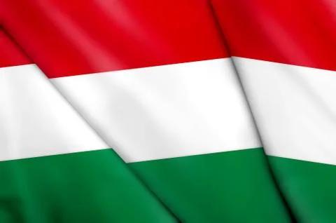 Hungary flag Stock Illustration