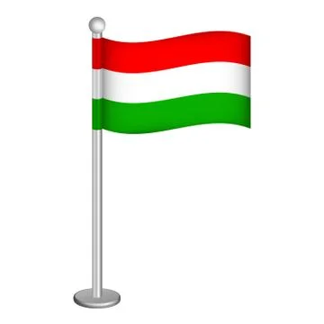 Hungary flag Stock Illustration