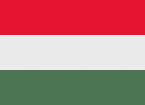Hungary flag Stock Illustration