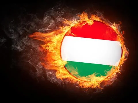Hungary Flag Stock Illustration