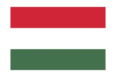 Hungary flag Stock Illustration