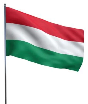 Hungary Flag Image Stock Illustration