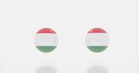 Hungary flag symbol Stock Footage 189416459