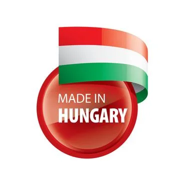 Hungary flag, vector illustration on a white background Hungary flag, vect... Stock Photos