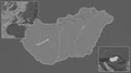 Hungary framed and extracted. Bilevel 4k or 4k+ Resolution