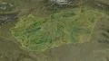 Hungary, glide over the map, outlined 4k or 4k+ Resolution