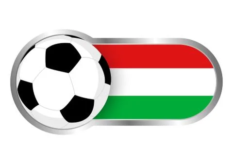 Hungary Soccer Icon Stock Illustration
