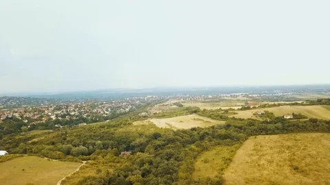 Hungary from the top Stock Footage 94481187