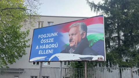 Hungary voters head to polls in decisive legislative election, HUNGRIA, HU - 12  動画素材 332596458