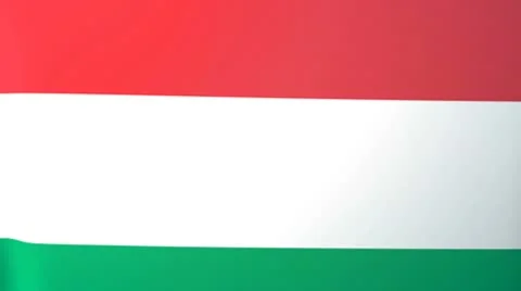 Hungary Waving Flag Stock Footage 10761993