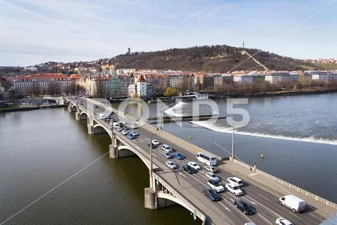 Hunger Wall in Gardens around Petrin Tower, Prague, Czech Republic Stock Photos