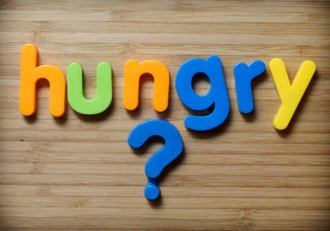 Hungry concept Stock Photos