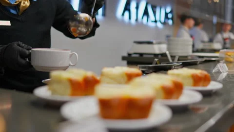 A hungry customer walks up to the self-serve kiosk at the fast-food chain, s Stock Footage 234721932