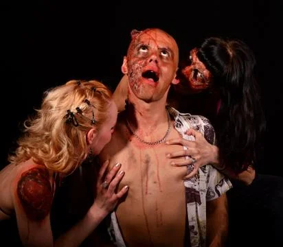 Hungry zombie Stock Photos