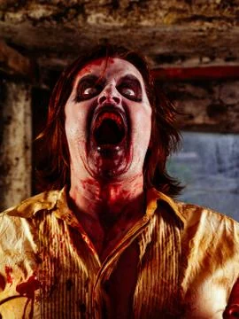 Hungry zombie Stock Photos