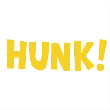 Hunk It's just a Word Stock-Illustration