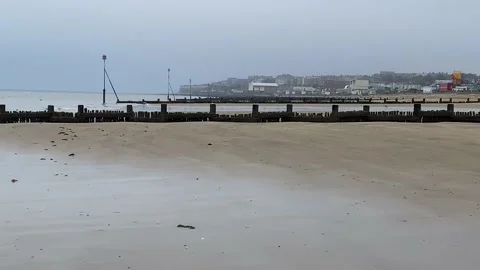 Hunstanton Beach Video stock 137590420