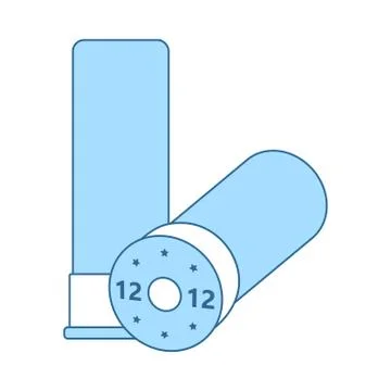 Hunt Gun Ammo Icon Stock Illustration