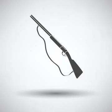 Hunt gun icon Stock Illustration