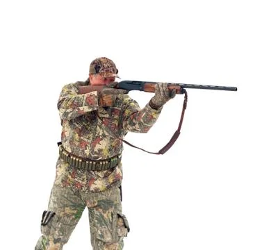 Hunter aiming Stock Photos