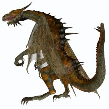 Hunter dragon Stock Illustration