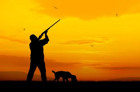 Hunter Stock Illustration