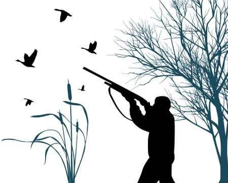 Hunter Illustrazione stock