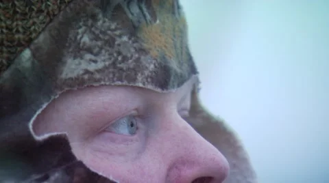 Hunter observing while duck hunting Stock Footage 54591946