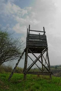 Hunter offside on edge of the field Stock Photos