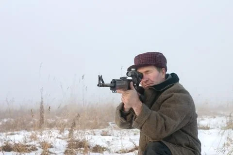 The hunter Foto stock