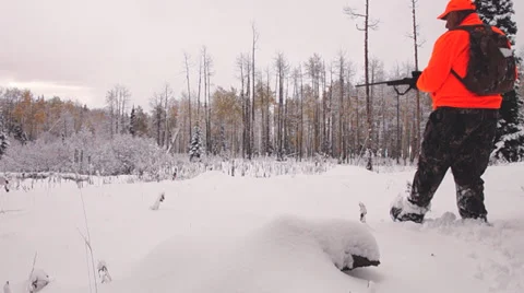 Hunter Snow Stock Footage 32001359