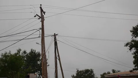 Hunter statue in a small town Stock Footage 80598666