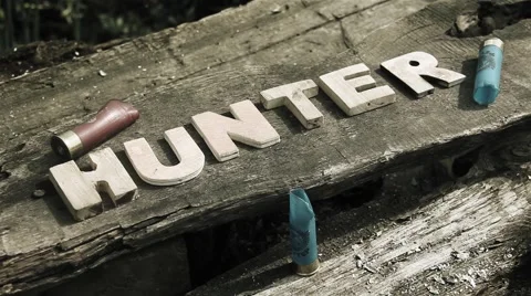 Hunter word in the ashes Video stock 51251137