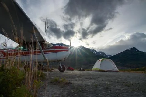 Hunter's Sunrise Stock Photos