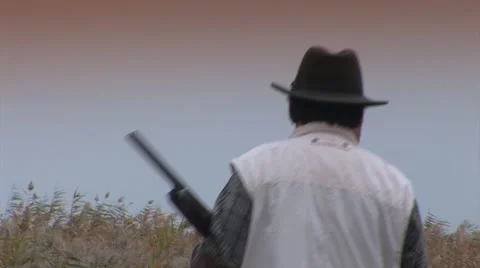Hunters walking Stock Footage 43623564