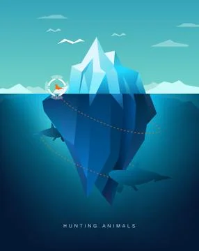 Hunting animals Stock Illustration