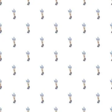 Hunting arrow points repeating seamless pattern background Illustrazione stock