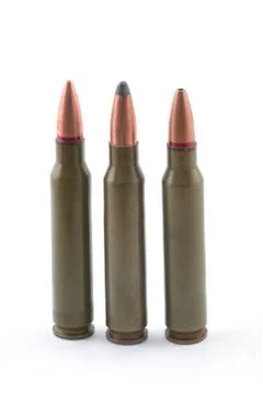 The hunting cartridges Foto stock