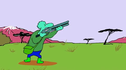 HUNTING 動画素材 145787816