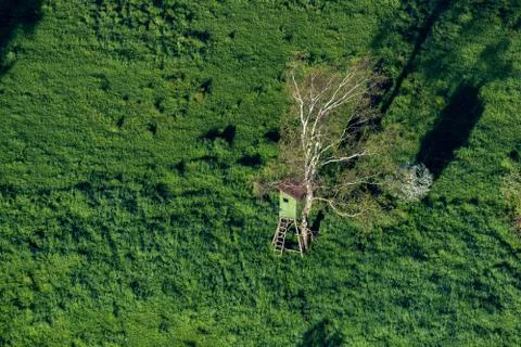 Hunting hide Stock Photos