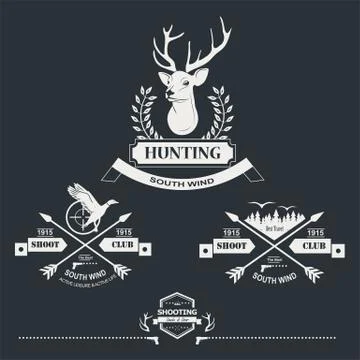 HUNTING Stock Illustration