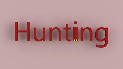 Hunting Illustrazione stock