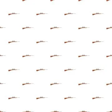 Hunting rifle pattern background with scope design Stock Illustration