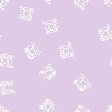 Hunting trap line seamless pattern イラスト素材