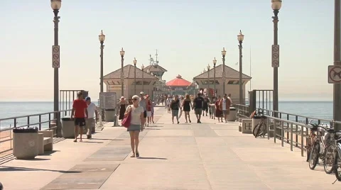 HUNTINGTON BEACH Video stock 858392