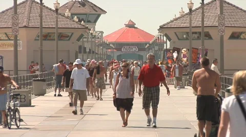HUNTINGTON BEACH Video stock 858449