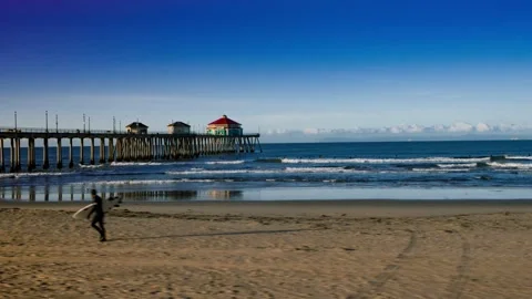 Huntington Beach 库存影片 135104887